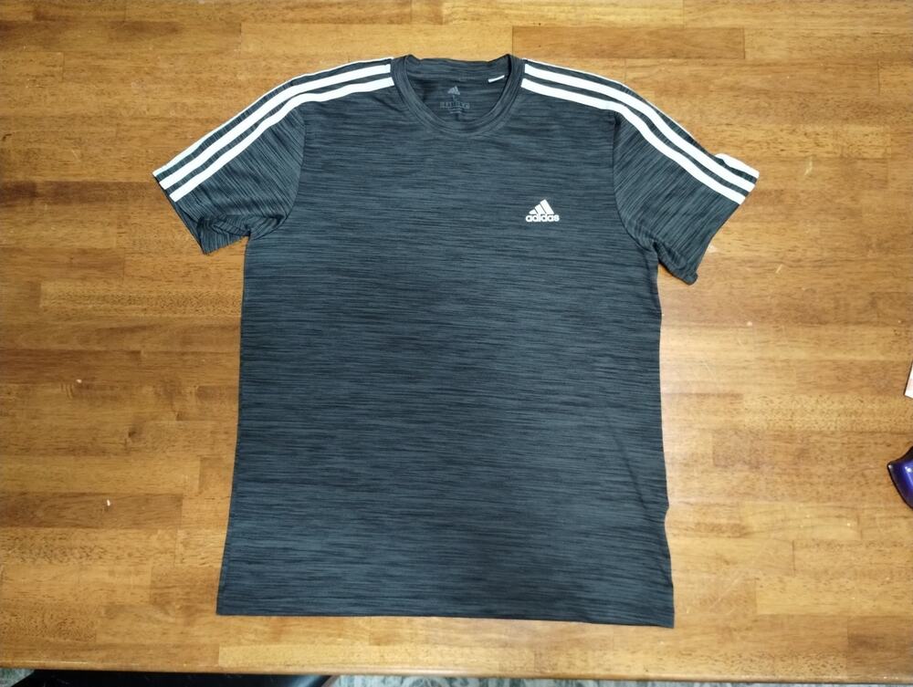 Adidas Climalite T-Shirt Gray Mens Size L NWOT Activewear